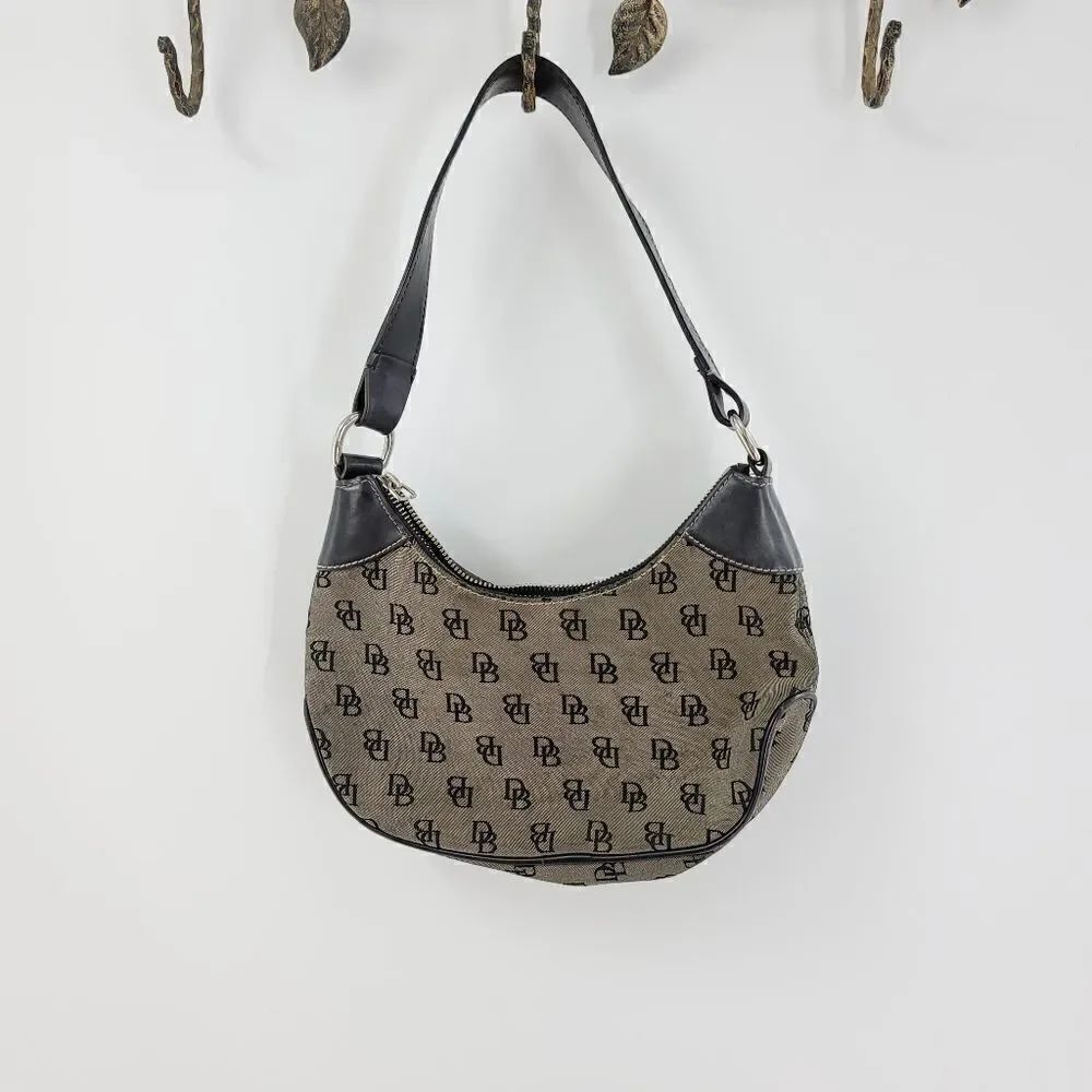 Dooney and Burke logo 90s hobo mini bag